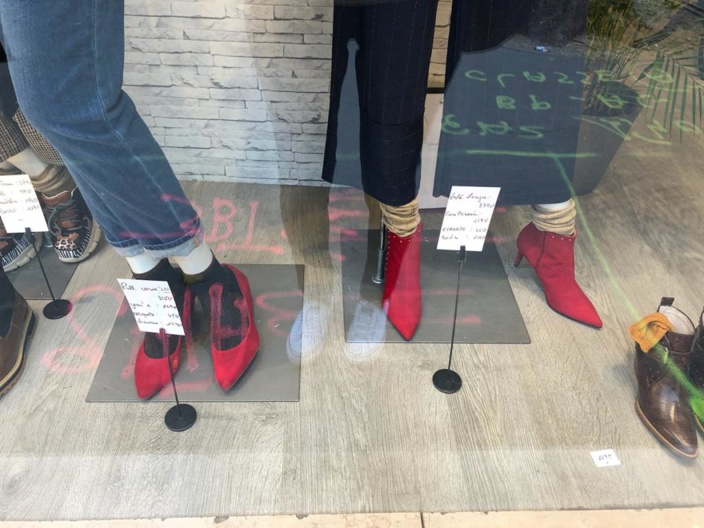 French Style Red Shoes